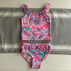 Lilly Pulitzer UPF 50 Girls Kinsey Tankini